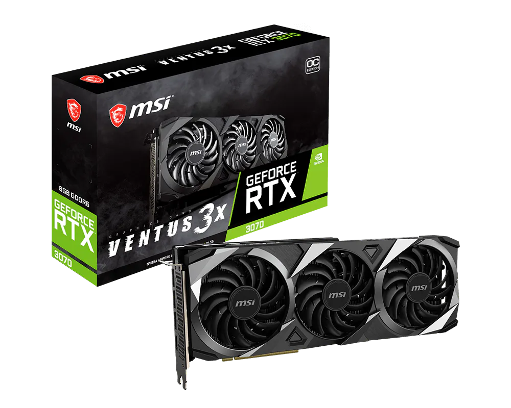 MSI GeForce RTX 3070 VENTUS 3X 8G OC LHR